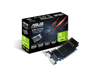 Grafikkort - ASUS GeForce GT 730 Silent Low Profile - 2GB GDDR5 RAM - Grafikkort - 90YV06N2-M0NA00