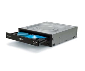 Optisk driver (DVD/BR/Floppy) - Hitachi - LG BH16NS55 - Bulk - Bluray-BDRW (Brenner) - Serial ATA - Svart - BH16NS55.AUAU10B