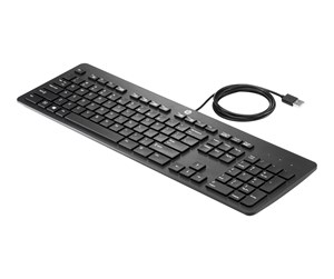 Tastatur - HP Business Slim - Tastatur - Engelsk - Svart - N3R87AA#ABU