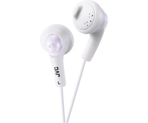 Hodetelefoner - JVC  In Ear Gumy Headphones. White - HA-F160-W-E