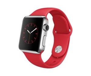 Smartklokke, Smartwatch & Sportsklokke - Apple Watch 38mm Steel/Red - MLLD2FD/A