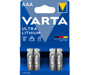 Batteri - VARTA Varta Ultra litium - AAA - 4-pk - 06103301404