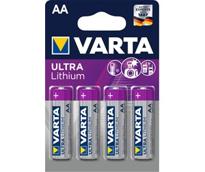 Batteri - VARTA Varta Ultra litium - AA - 4-pk - 06106301404