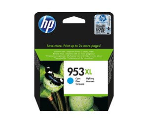 Printertilbehør blekk/toner - HP 953XL / F6U16AE High Capacity - Blekkpatron Blå - F6U16AE