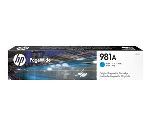 Printertilbehør blekk/toner - HP 981A / J3M68A Cyan Ink - Blekkpatron Blå - J3M68A