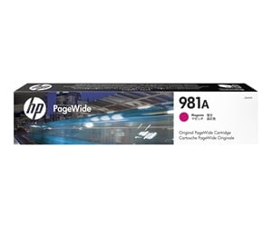 Printertilbehør blekk/toner - HP 981A / J3M69A Magenta Ink - Blekkpatron Rød - J3M69A