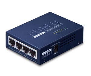 PoE-injektor - PLANET HPOE-460 4-Port IEEE 802.3at High PoE Injector Hub - HPOE-460