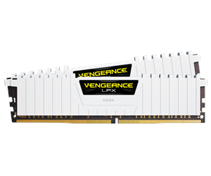 RAM - Corsair Vengeance LPX DDR4-3200 - 16GB - CL16 - Dual Channel (2 pcs) - Intel XMP - Hvit - CMK16GX4M2B3200C16W