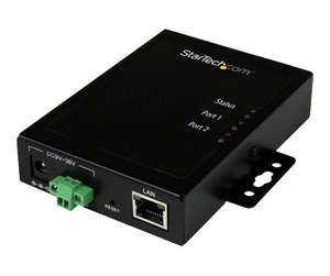 Nettverksutstyr - StarTech.com 2 Port Serial-to-IP Ethernet Device Server - NETRS2322P