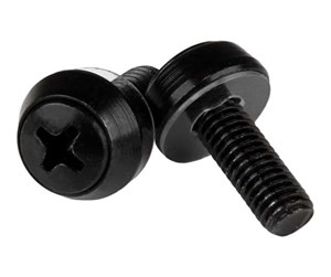 Rackskap - StarTech.com M6 Mounting Screws for Server Rack Cabinet - CABSCRWSM62B