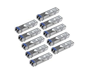 Repeater & Transceiver - StarTech.com GLCLHSMD10ST Gigabit Fiber SFP Transceiver Module (10-Pack) - GLCLHSMD10ST