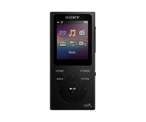 Mp3-spiller & Tilbehør - Sony Walkman NW-E394 - MP3-spiller 8 GB - NWE394B.CEW