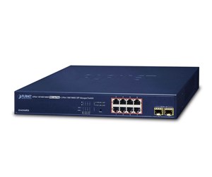 Switch/splitter - PLANET GS-4210-8P2S 8-Port 10/100/1000T 802.3at PoE + 2-Port 100/1000X SFP Managed Switch - GS-4210-8P2S