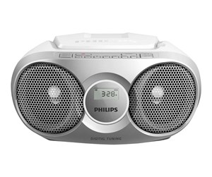 DAB, nettverks- og klokkeradio - Philips CD Soundmachine AZ215S - FM - Stereo - Sølv - AZ215S/12