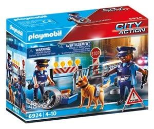 Playmobil - Playmobil City Action - Politiveisperring - 6924