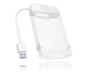 Harddisk - Tilbehør - ICY BOX Adapter for 1x HDD/SSD with USB 3.0 Type-A interface and plastic enclosure - IB-AC703-U3