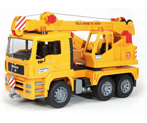 Leketøysbil - Bruder MAN TGA Crane truck - 02754