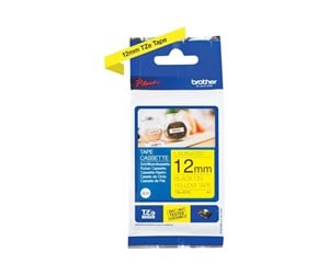 Papir, Fotopapir & Etiketter - Brother TZe 631S - Black on yellow Roll (1.2 cm x 4 m) - TZE631S