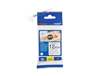 Papir, Fotopapir & Etiketter - Brother TZe 131S - Black on transparent - Roll (1.2 cm x 4 m) - TZE131S