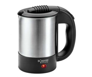 Vannkoker - Bomann Vannkoker WKR 1162Kettle - Rustfritt stål/svart - 1000 W - 611621