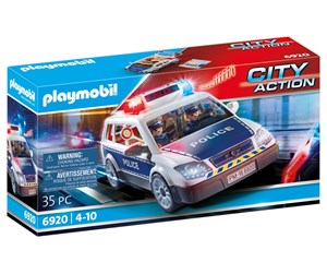 Playmobil - Playmobil City Action - Patruljebil med lys og lyd - 6920