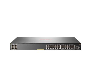 Switch/splitter - Hewlett Packard Enterprise JL255A Aruba 2930F 24G PoE+ 4SFP+ Switch - JL255A#ABB