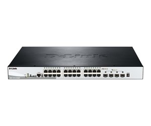 Switch/splitter - D-Link SmartPro DGS-1510-28XMP - switch - 28 ports - Managed - rack-mountable - DGS-1510-28XMP