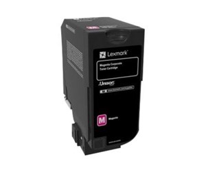 Printertilbehør blekk/toner - Lexmark magenta - original - tonerpatron - Laser toner Rød - 74C20ME