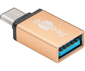 USB - Pro USB 3.1 C - USB 3 A adapter - Gold - 4040849566226