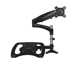 Skjermholder - StarTech.com Single-Monitor Arm - Laptop Stand - One-Touch Height Adjustment - ARMUNONB