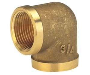 Hagevanning - Gardena Brass Elbow Coupling 42 mm 7282 - 7282