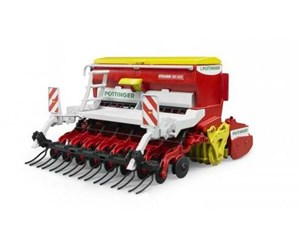 Leketøysbil - Bruder Pöttinger Vitasem 302ADD harrow-mounted seed drills - 2347