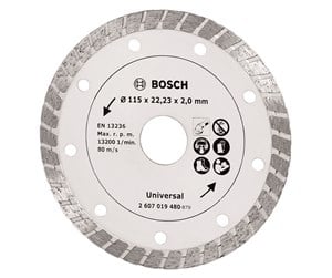 Vinkelsliper - Bosch Diamantkappeskive Turbo, Ø 115 mm - 2607019480