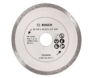 Sirkelsag - Bosch Diamantkappeskive for fliser, Ø 115 mm - 2607019472