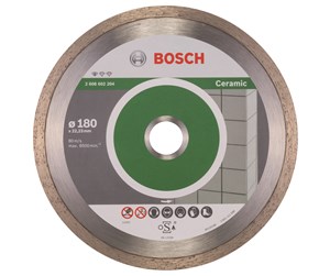 Vinkelsliper - Bosch Diamantkappeskive standard for Ceramic 180 x 22,23 x 1,6 x 7 mm - 2608602204