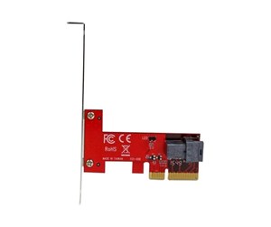 Harddisk - Tilbehør - StarTech.com X4 PCI Express to SFF-8643 Adapter for PCIe NVMe U.2 SSD - PEX4SFF8643