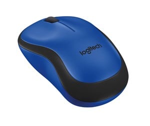 Mus - Logitech M220 Silent - Mus - Optisk - 3 knapper - Blå - 910-004879