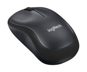 Mus - Logitech M220 Silent Wireless PC Mouse - Mus - Optisk - 3 knapper - Svart - 910-004878