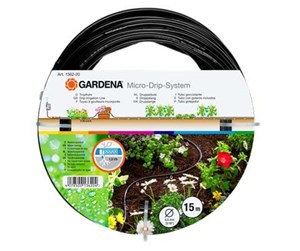 Hagevanning - Gardena Dryppslange over bakken 4,6 mm (3/16") - 1362-20