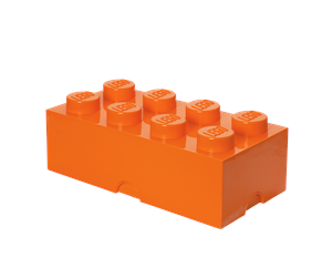 Barnerom - LEGO STORAGE BRICK 8 - ORANGE - ET163636