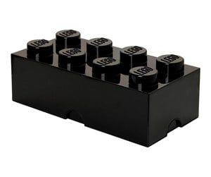 Barnerom - LEGO Oppbevaring 8, svart - RC4004BLK