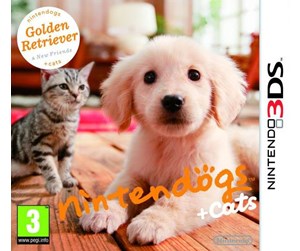 Spill - Dogs + Cats: Golden Retriever & New Friends - Nintendo 3DS - Virtuelt kjæledyr - 0045496528560