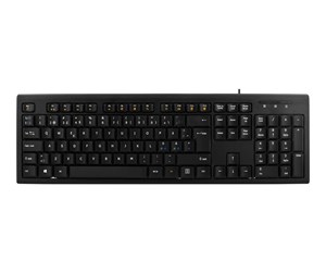 Tastatur - Deltaco Tastatur nordisk layout USB 1.1m kabel. - Tastatur - Nordisk - Svart - SK-047 B