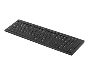 Tastatur - Deltaco TB-122 Wireless Keyboard - Tastatur - Nordisk - Svart - TB-122