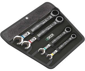 Verktøy - Wera 6000 Joker 4 Set 1 Set of ratcheting combination wrenches 4 pieces - 05073290001