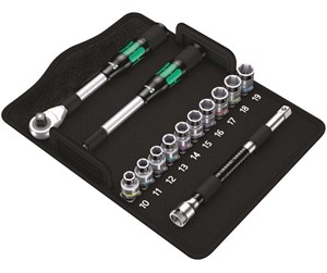 Verktøy - Wera Zyklop Hybrid Ratchet Set 1/2"drive - 05004090001