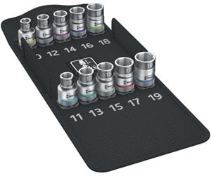 Verktøy - Wera Zyklop socket set with 1/2" drive - 05004203001