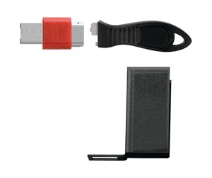 Kabinett tilbehør (kjølepasta mv.) - Kensington USB Port Lock with Cable Guard - Rectangular - K67914WW