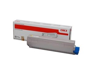 Printertilbehør blekk/toner - OKI 46443101 / C833N/C833DN/C843DN - Laser toner Yellow - 46443101