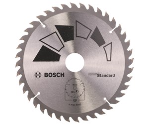 Sirkelsag - Bosch Sirkelsagblad STANDARD D= 190 mm, borediameter= 30 mm, T= 40 - 2609256821